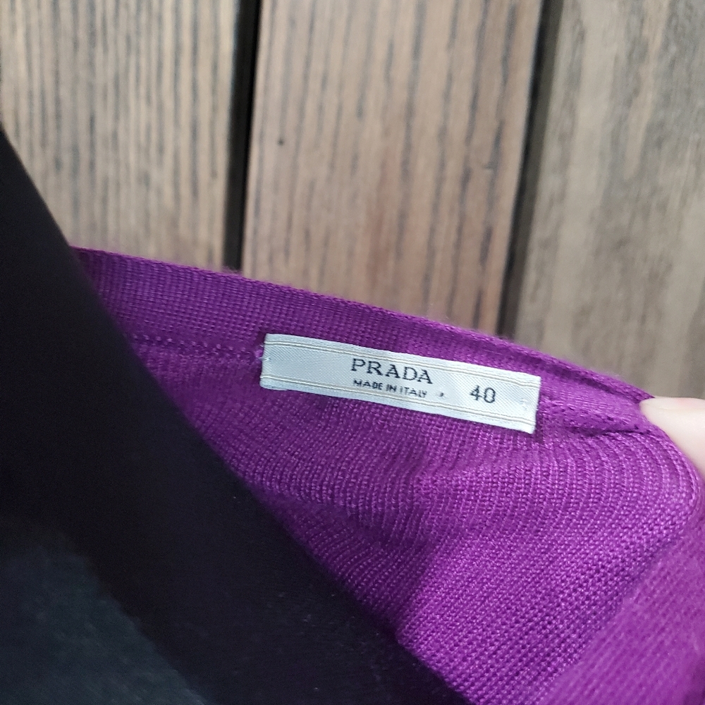 Prada Purple Cardigan - Picture 2 of 3